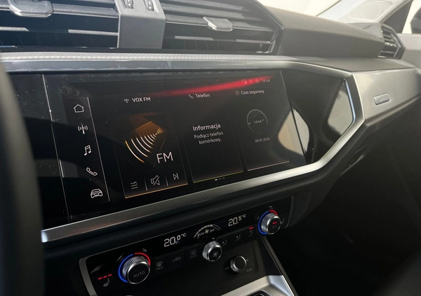 Audi Q3 cena 185556 przebieg: 8, rok produkcji 2024 z Rybnik małe 379